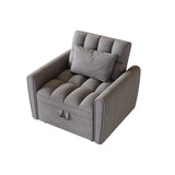 38.2-inch foldable large-size sofa bed, modern velvet single sofa, sofa bed with adjustable W2564P298434