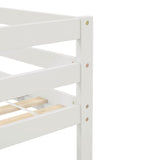 Loft bed with staircase , White W50443251