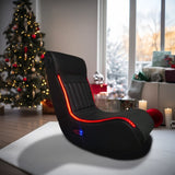 Foldable Gaming Chair With Onboard Speakers, LED Strip Lighting, Bluetooth Music Speakers, Vibration W311P263541
