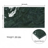 12x24 green natural marble polished tile, natural stone, genuine marble, real marble, for wall and W1696P314480