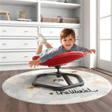 Kids Sensory Swivel Chair 360&deg Spin, 220lbs Capacity, Elephant Design, PP/Metal, Anti-Slip Pads 06706032