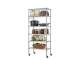 6-layer display rack with adjustable layer spacing, freely combinable and detachable, featuring a 79314671