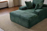 Oversized Chaise Lounge Chair Cozy Cloud Couch, Modern Plush Corduroy Upholstered Sleeper Sofa 74528186