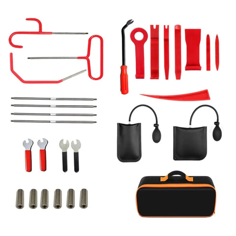 ZUN Car Repair Tools 29 Kit Portable Car Tools Kit with carry pack for cars and trucks 39109992