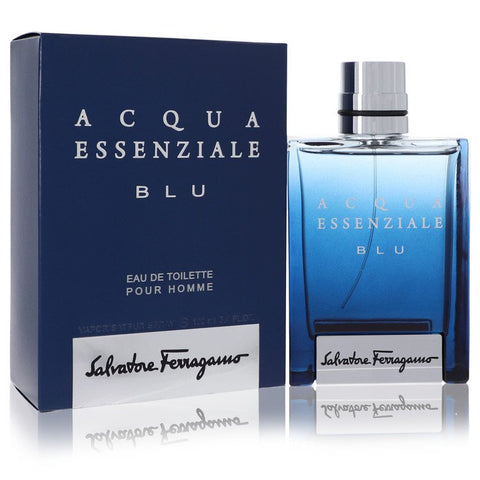 Acqua Essenziale Blu by Salvatore Ferragamo Eau De Toilette Spray 3.4 oz for Men FX-515193