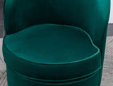 ZUN Wania Contemporary Velvet Swivel Chair, Green T2574P164513