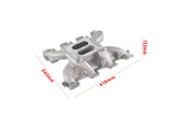 Dual Plane Carbureted Intake Manifold Fit for GM LS Gen III/IV LS1 LS2 LS6 Chevrolet Corvette 5.7 90696476