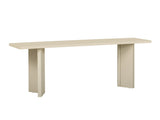 U_STYLE Stylish Console Table with Pine Veneer Geometric Legs,Suitable for Living Room, Study N711P289142K