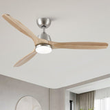 52 In.Intergrated LED Ceiling Fan Lighting with Remote Control W1367P246942