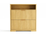 Shoe Cabinet Storage for Entryway Hidden Shoes Storage Cabinet with 2 Flip Drawers, Tall Free W1162P384346