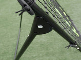 Professional Galvanized Steel Pipe Rebound Soccer/Baseball Goal Black 09423191