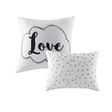 King/Cal King Metallic Printed Duvet Cover Set B03596037