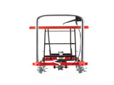 Hydraulic Lift Table Cart,500lbs Load Capacity 28.5Inch Lifting Height, Single Scissor Lift Table W2680P272806