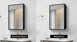 ZUN 16x24 inch Medicine Cabinet Mirror Cabinet Wall mount or Recessed Bathroom or Livingroom W1355P179196