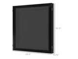 24" x 32" Jersey Frame Display Case, UV-Resistant Jersey Shadow Box with 2 Keys, Hanger, Black 22005560