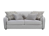 Mahler Beige Linen Loveseat W/4 Pillows B2726P457621