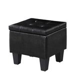 Large Storage Ottoman Bench Set, 3 in 1 Combination Ottoman, Tufted Ottoman Linen Bench for W142083040