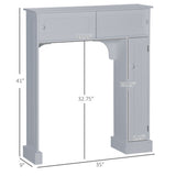 ZUN Bathroom Storage Cabinet-Gray （Prohibited by WalMart） 19401107