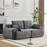 Modern Memory Foam Compressed Sofa,2 Seater Large Sectional Couches for Living Room,Pet-Friendly 94389801
