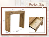 Elegant Natural Wood Grain Bar Table-50 Inches Long, a Practical Choice for Modern Homes.Wood Grain W2920P495957