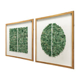 23.5" x 23.5" Elos Stone Shadow Boxes Wall Art, Set of 2 W2078130329