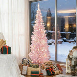Pink 6FT Pencil Christmas Tree 54527400