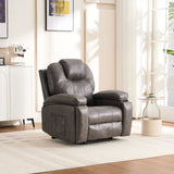 ZUN Power Lift Recliner Chair with Massage for Elderly, Overstuffed Wide Recliners, Heavy Duty and W1622P196284