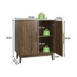 Sideboard Buffet Cabinet With Storage ,Carved 2 Door Sideboard,Multifunctional Accent Cabinet With W1706P312336