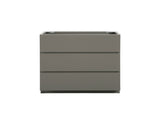 Alice-30F-102,Floor cabinet WITHOUT basin, Gray color, With three drawers, Pre-assembled W1865107751
