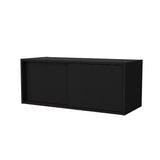 Black Floating Cabinet with Sliding Door B062P252215
