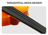 4/4 Full Size Violin for Beginners, Laminated Spruce & Maple Wood, Natural Yellow Varnish Finish, 89585256