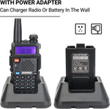 BAOFENG Radio Portable Walkie Talkie UV-5R, Handheld Ham Radio Long Range High Power, Rechargeable 64438928