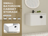 24 Inch Bathroom Vanity with Sink, For Small Bathroom, Bathroom Vanity with Soft Close Door W999P146015
