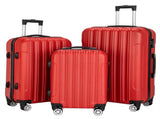 3-in-1 Multifunctional Large Capacity Traveling Storage Suitcase Luggage Set Red 16504279