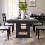 ZUN Rectangluar Dining Table for 8-10 Person Tabletop Farmhouse Furniture Pine Wood W876131281