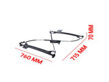 Front Right Power Window Regulator 600665100L 740-603 Fits for Tesla Model S 2012-2020 40443288