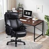 ZUN Vanbow.Office Chair.Heavy and tall adjustable executive Big and Tall Office Chair W1521102256