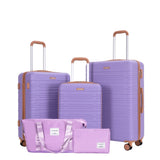 5-Piece Set ,Hard Case Spinner Wheels ABS Luggage Sets W284P208607