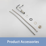 Chrome Single Handle Lavatory Basin Sink Faucet W1217P290217