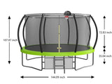 ZUN New big trampoline 12FT Green K1163125148