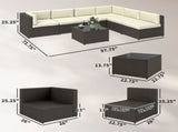 Pieces Patio Furniture Set 52097506