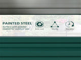 4' x 2' x 1' Sturdy Metal Raised Planter Garden Bed for Vegetables, Flowers, Herbs & Succulents 18060340