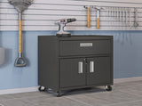 Rolling Garage Cabinet in Charcoal Gray B365P410807