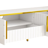 Luxury Minimalism TV Stand with Open Storage Shelf for TVs Up to 85", Entertainment Center with 46649276