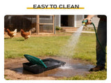 Chicken Nesting Box, 3 Compartment Nesting Box for Laying Eggs, Wall Mount Chicken Brooder Box with 56876769