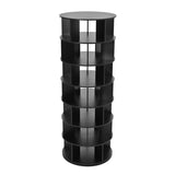 ON-TREND 23.6'' Rotating Shoe Rack Tower, 7-Tier Spinning Shoe Shelf with 5 Grids Per Layer, N721P180790B
