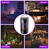 Solar Bug Zapper Garden Flame Flying Insect Killer Lamp Torch Mosquito Killer Trap with 2 Light 77455934