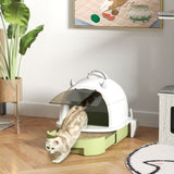 ZUN Cat Litter Box、Cat Litter Box Enclosure 48783239