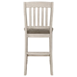 Nutmeg and Rustic Cream Counter Height Chair B062P153683