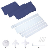 3 * 3m 4 sided , spiral tube pergola made of blue PE fabric, 10'x10 'party tent with 4 25945539